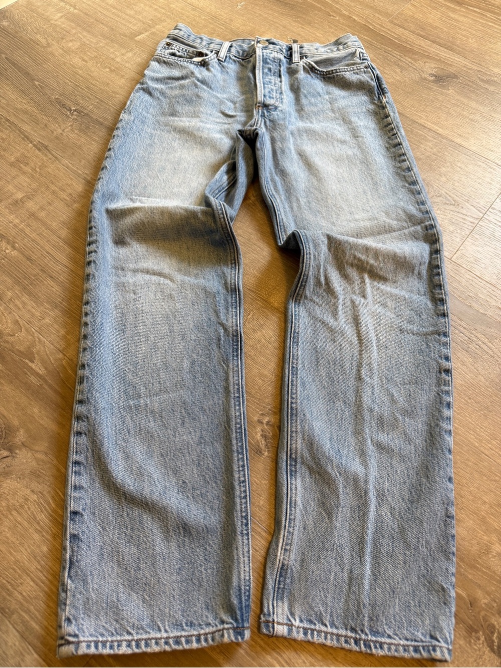 Denim Forum The Patti Mid-Rise Straight Jeans – 31L - Waist 27